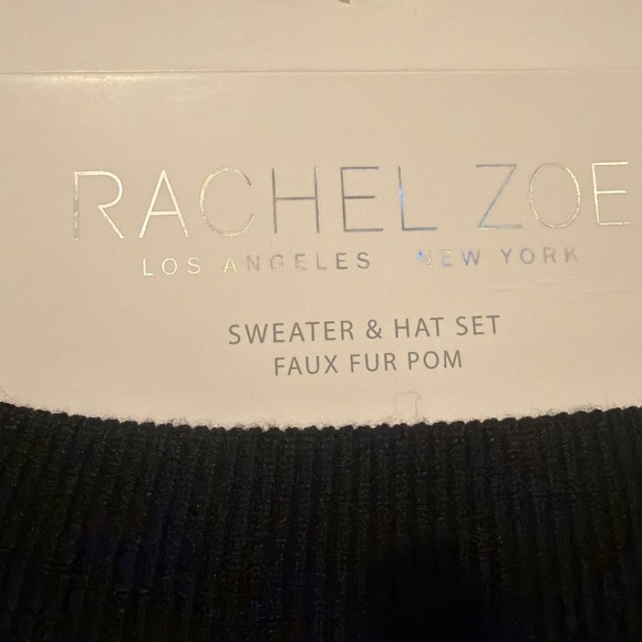 NWT Rachel Zoe sweater w/matching hat - Picture 5 of 5
